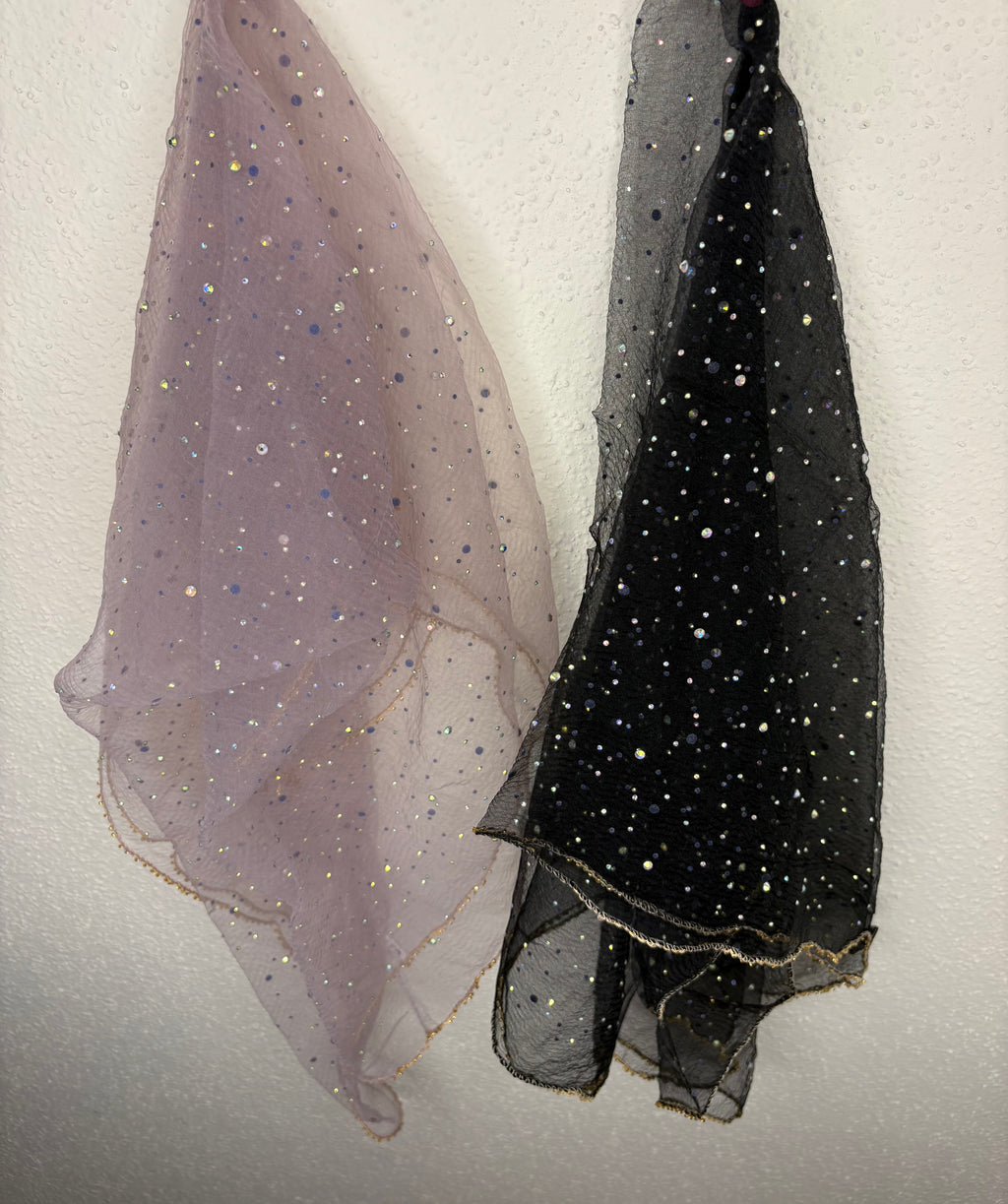Rhinestone scarfs￼