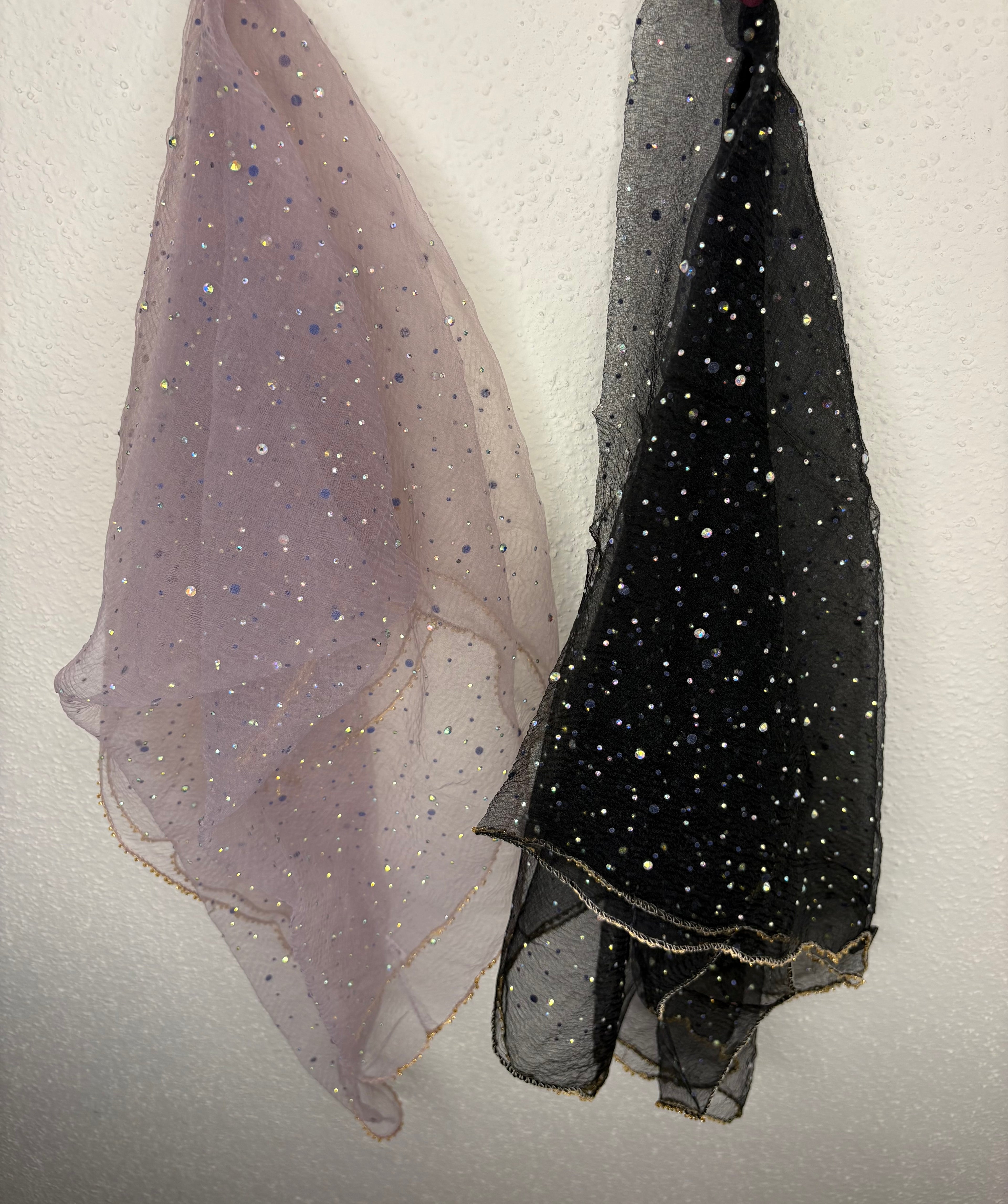 Rhinestone scarfs￼
