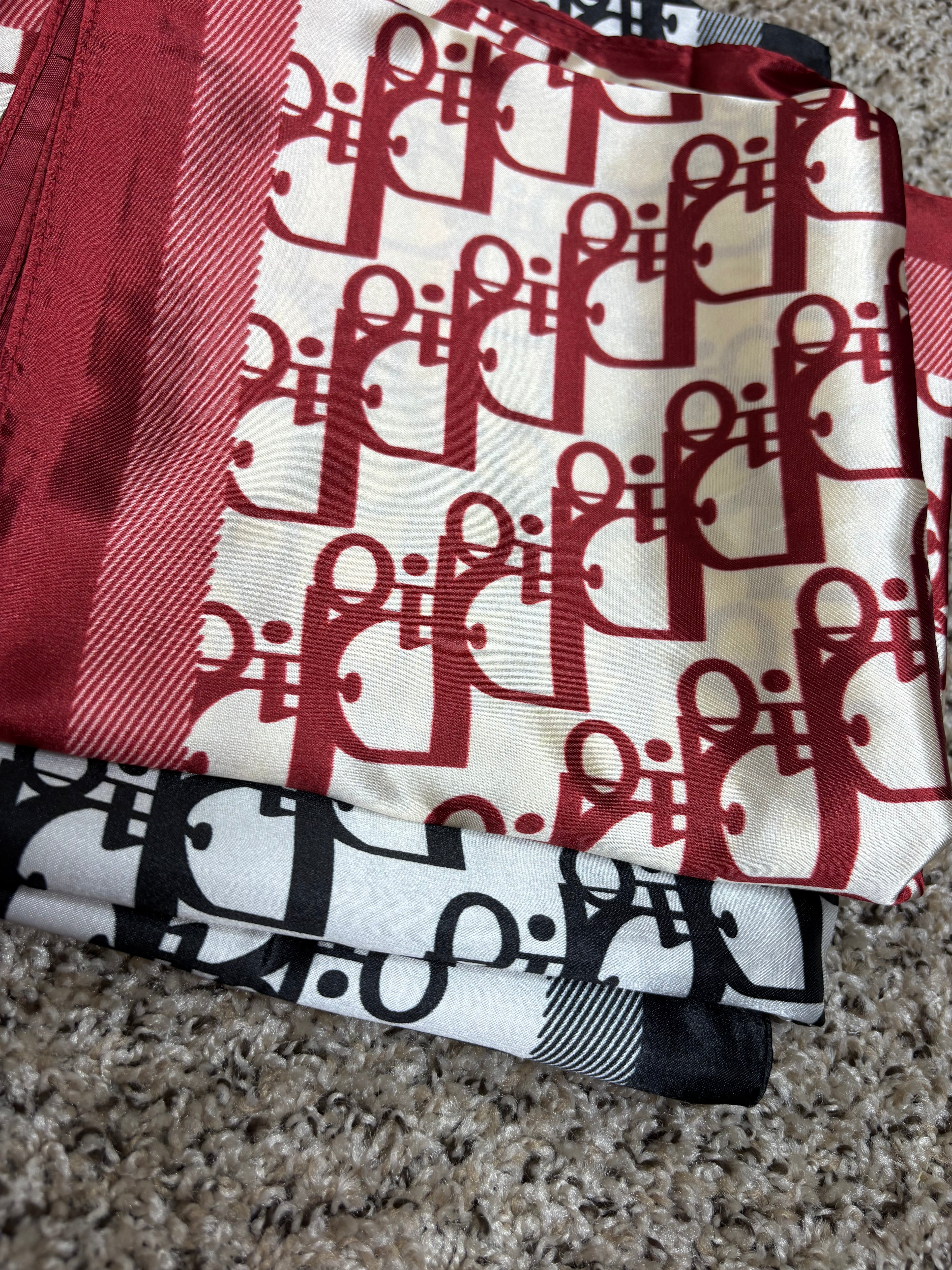 Dior scarfs