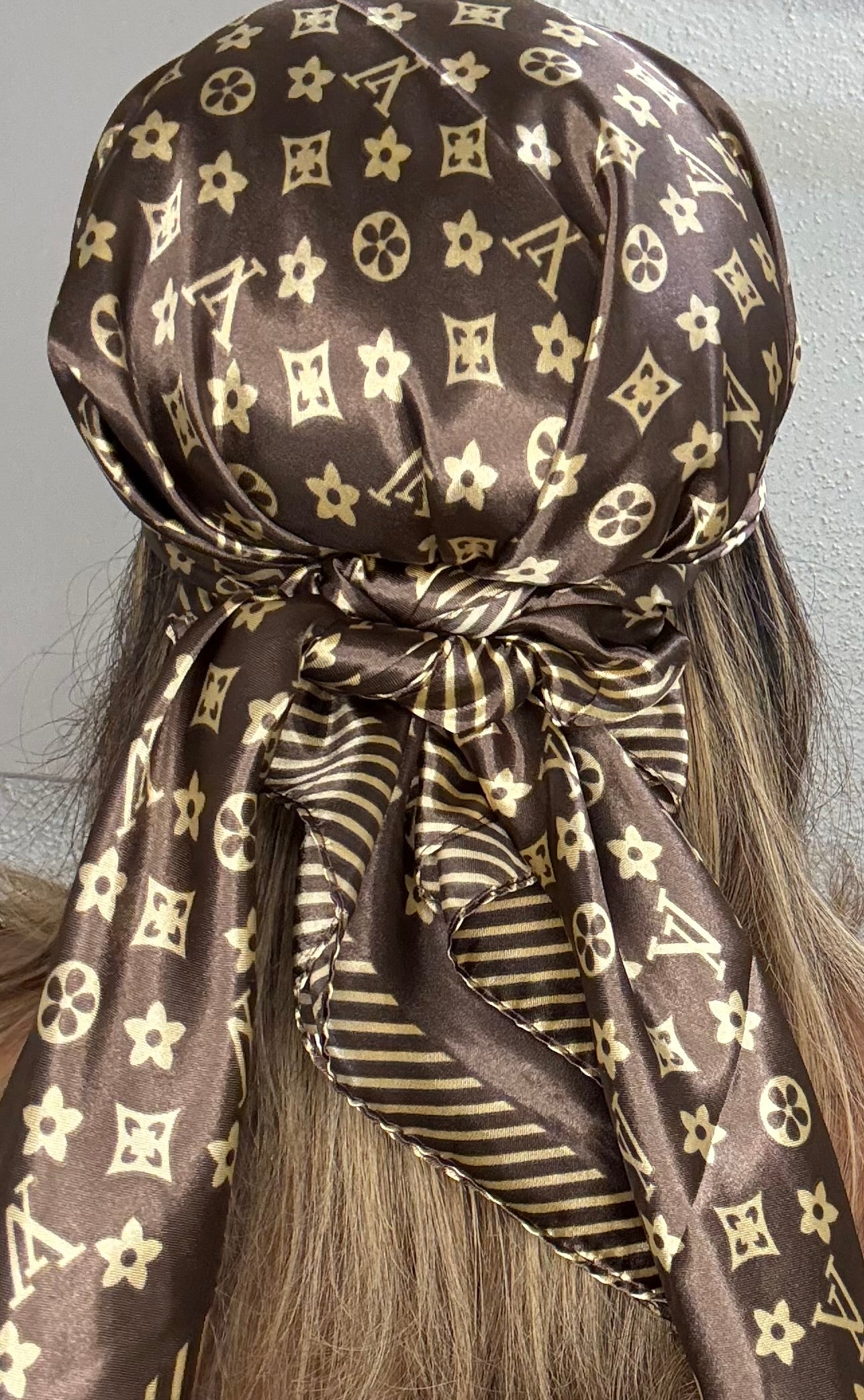 V satin scarfs