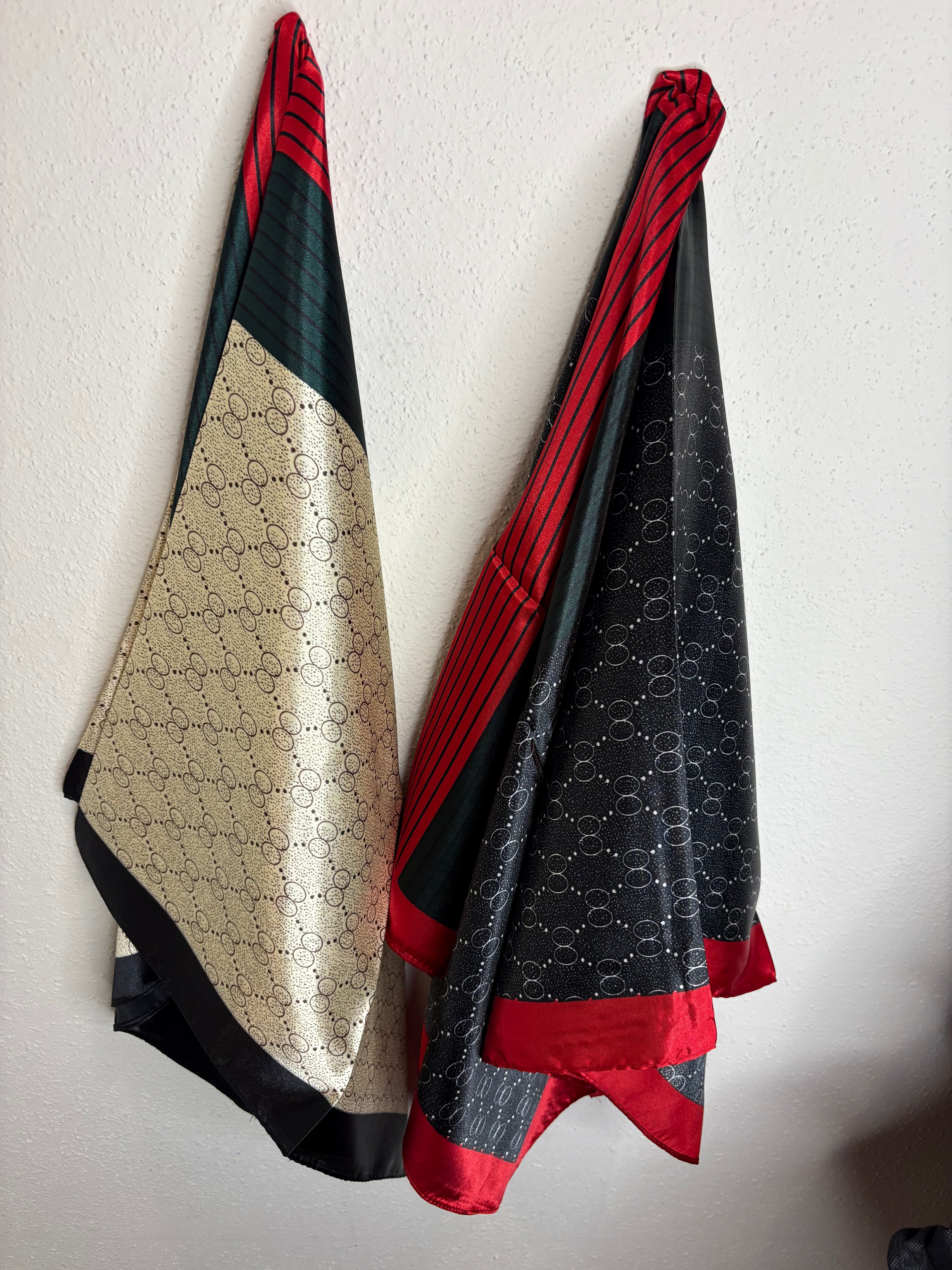 Satin scarfs