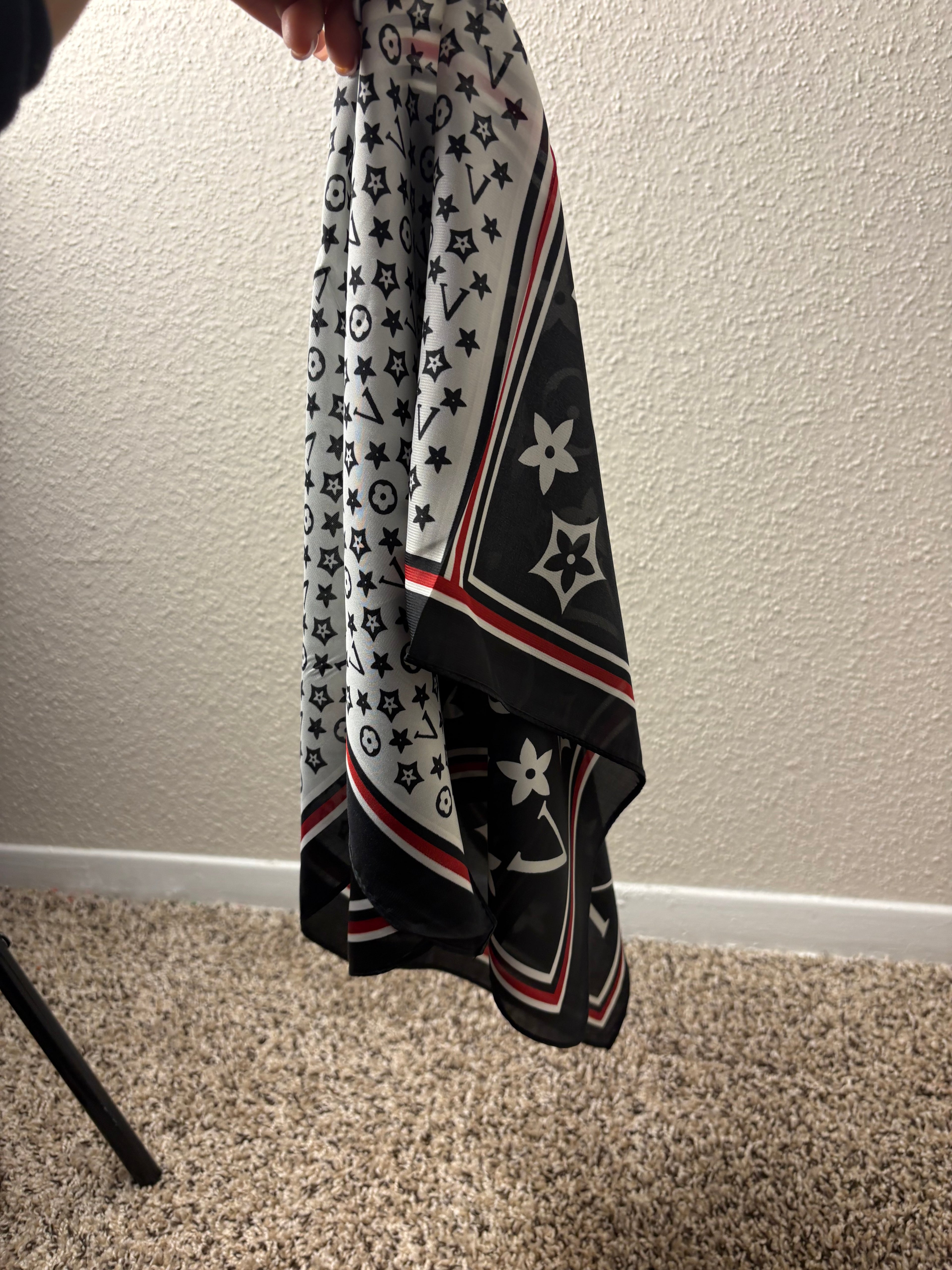 V satin scarfs