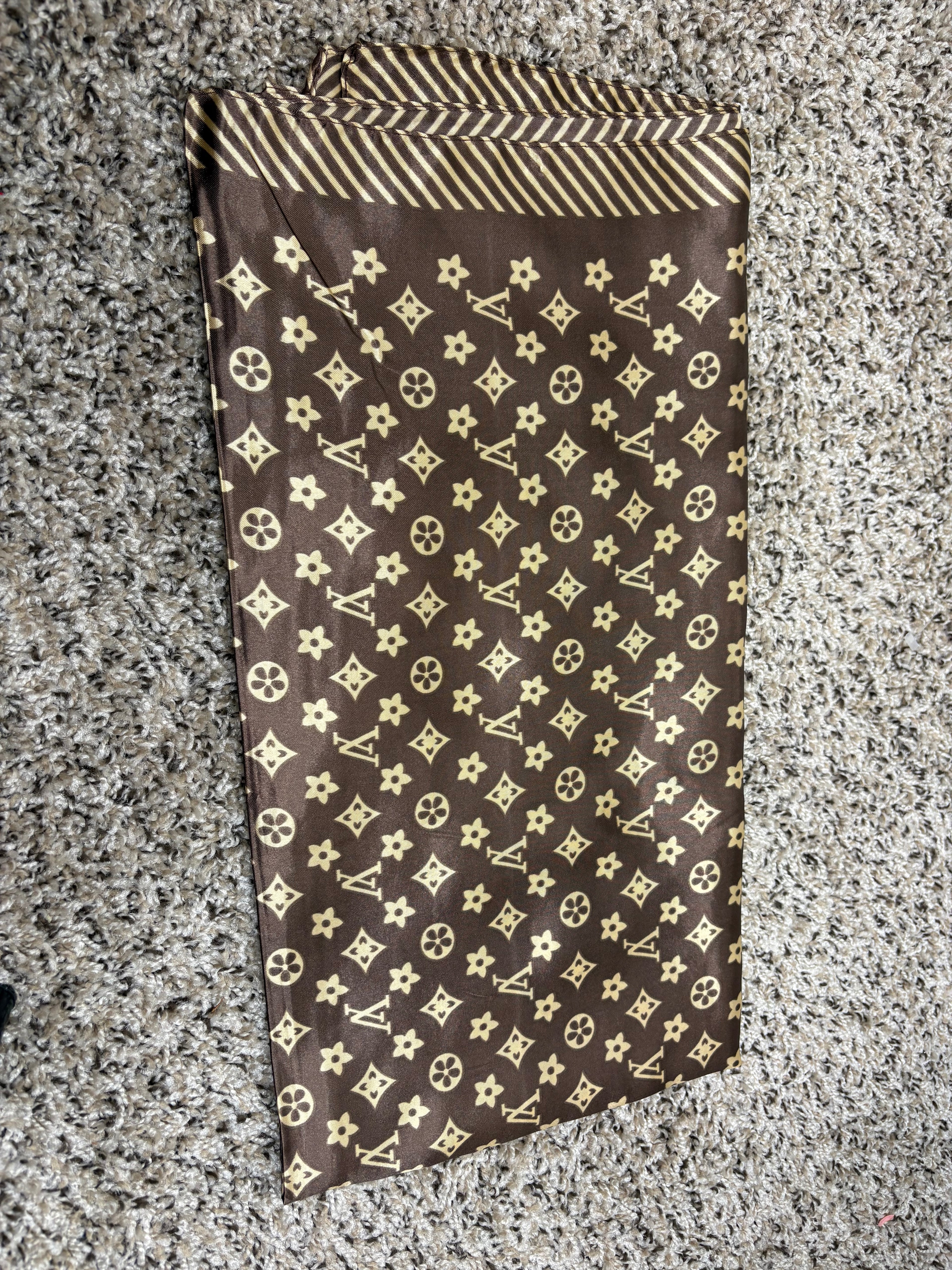 V satin scarfs